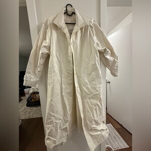 Women's long vintage trench coat